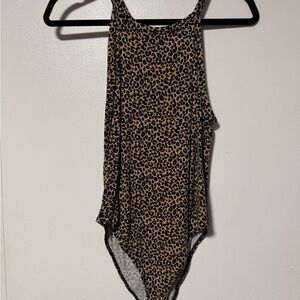 Forever 21 Leopard Print Bodysuit